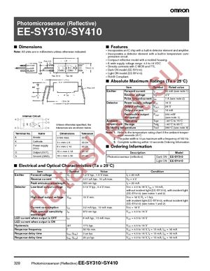 EE-SY410 datasheet  